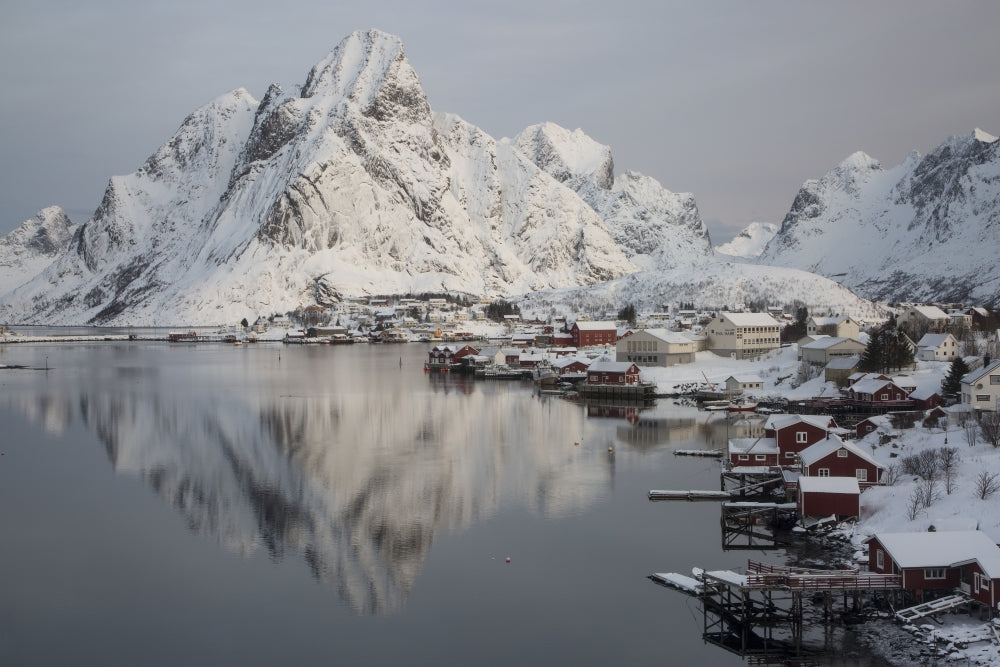 Lofoten Islands Moskenesoya Reine Norway Poster Print by Deborah Winchester