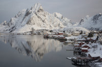 Lofoten Islands Moskenesoya Reine Norway Poster Print by Deborah Winchester