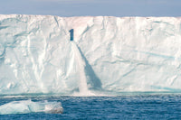 Svalbard Waterfalls Cascade poster print by Ellen Goff capturing melting glaciers