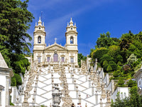 Bom Jesus do Monte Poster Print by Terry Eggers showcasing beautiful architecture.