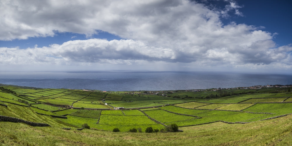 Pico das Dez landscape poster print by Walter Bibikow showcasing Terceira Island, Azores.