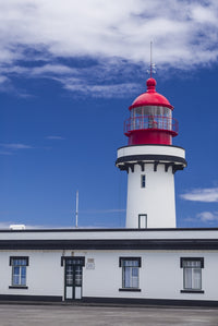 Ponta do Topo lighthouse poster print by Walter Bibikow showcasing the Azores.