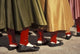 Children's Dance Group at Poble Espanyol Poster Print by Michele Westmorland
