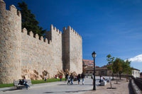 Avila Las Murallas Poster Print by Walter Bibikow showcasing historic walls.
