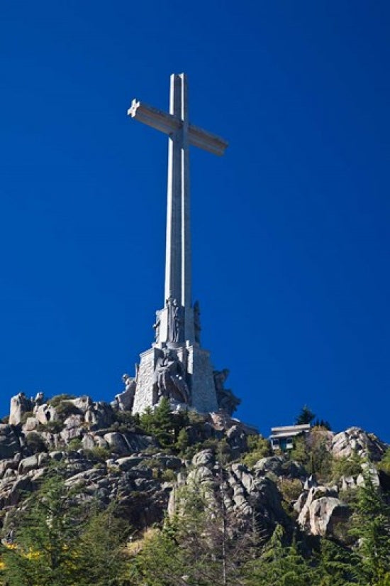 Valle de los Caidos poster print by Walter Bibikow showcasing the monument in Madrid, Spain.
