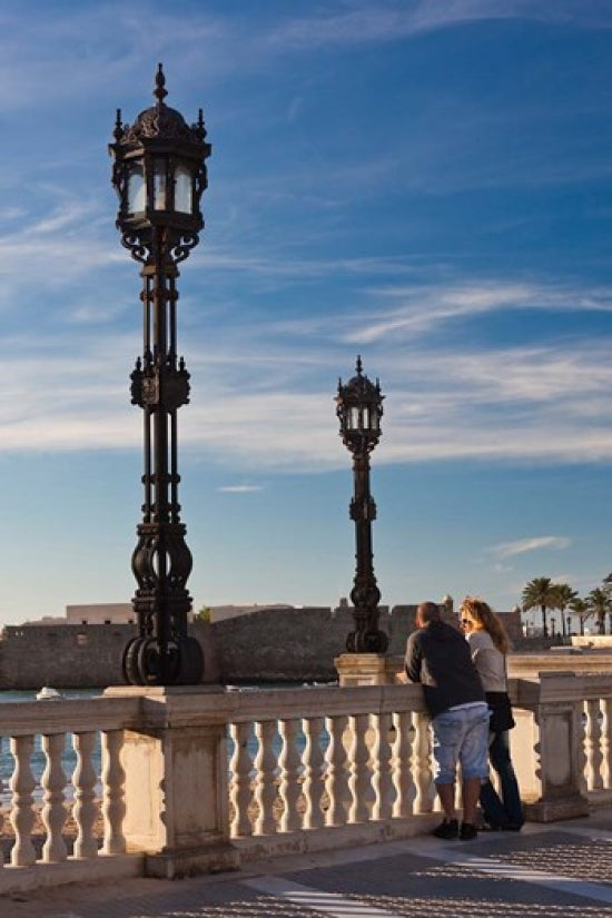 Playa de la Caleta, Cadiz, Spain Poster Print by Walter Bibikow