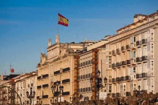 Waterfront Buildings in Santander, Spain Poster Print by Walter Bibikow