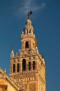 Cathedral and Giralda Tower print by Walter Bibikow showcasing Seville, Spain.