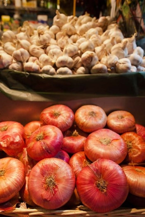 Produce, Ribera Market, Bilbao, Spain Poster Print by Walter Bibikow
