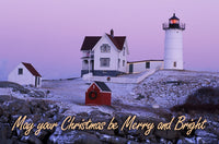 Cape Neddick Lighthouse Poster Print featuring The Nubble in Maine.