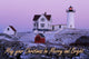Cape Neddick Lighthouse Poster Print featuring The Nubble in Maine.