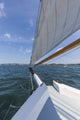Gloucester Schooner Festival Poster Print by Walter Bibikow depicting schooner sails in Cape Ann, Massachusetts.