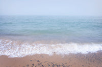 Fog Over Lake Superior at Whitefish Point Poster Print by Alan Majchrowicz