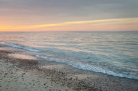 Lake Superior beach scene poster print by Alan Majchrowicz capturing tranquility.
