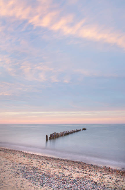 Lake Superior beach view poster print by Alan Majchrowicz