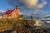 Historic Eagle Harbor Lighthouse Poster Print by Chuck Haney