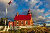 Historic Eagle Harbor Lighthouse Poster Print by Chuck Haney