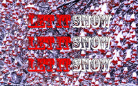 Mountain Ash Tree and Berries in Snow Poster Print showcasing vibrant red berries and fresh snow.