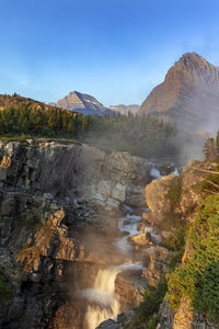 Swift Current Falls at Sunrise poster print by Chuck Haney