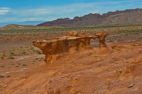 Gold Butte National Monument Little Finland red rock sculptures poster print.