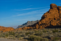 Valley of Fire State Park Poster Print by Bernard Friel showcasing Nevada's beautiful landscapes.