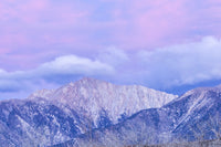 Boundary Peak Sunset Poster Print showcasing the White Mountains in Nevada