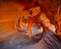 Valley of Fire State Park multi-colored rock formation poster print.