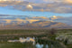Snake Mountains reflecting in wetlands of Great Basin National Park Poster Print by Chuck Haney.