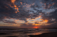 Cape May National Seashore Sunset Poster Print by Jay O'Brien