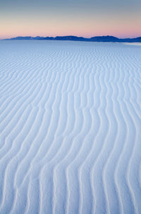Ripple Patterns in Gypsum Sand Dunes Poster Print by Alan Majchrowicz