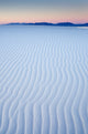 Ripple Patterns in Gypsum Sand Dunes Poster Print by Alan Majchrowicz