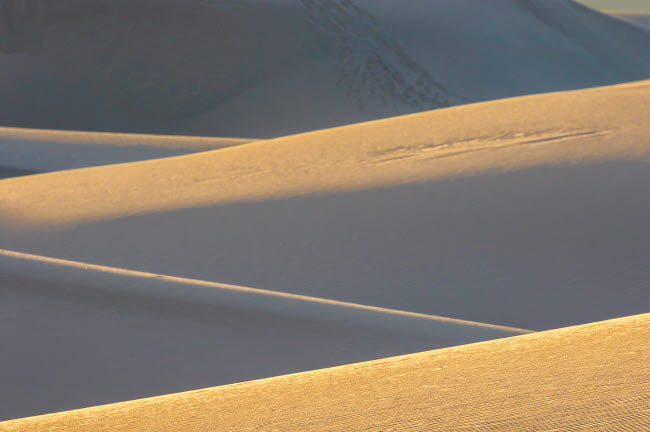 Sand dune patterns at White Sands National Park poster print