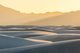 Stunning sand dune patterns at White Sands National Park poster print.