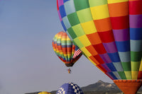 Hot Air Balloon colorful sky poster print by Larry Ditto.