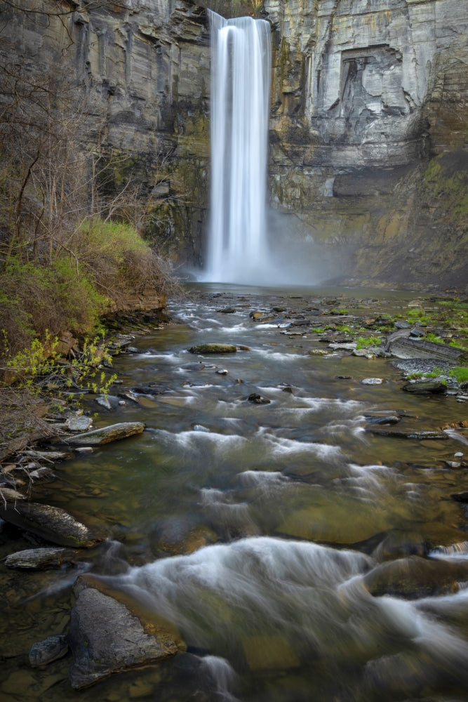 Watkins Glen Waterfall Cascade Poster Print by Jaynes Gallery - Nature Landscape Art