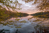 Calm Autumn Morning on Green Lake Poster Print by Chris Murray