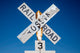 Worn Railroad Crossing Sign Poster Print by Darrell Gulin