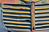 Grill of Old Truck Detail in Sprague, Washington State Poster Print by Darrell Gulin