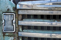 Close-up of an antique truck in the Palouse, Washington State poster print by Deborah Winchester.