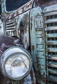 Rusty International KB-11 truck poster print in the Palouse, Washington State.