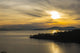 Chuckanut Drive Winter Sunset Fine Art Print by Jolly Sienda