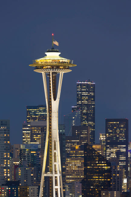 Seattle Space Needle Poster Print by Jamie & Judy Wild