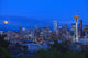 Seattle skyline poster print featuring the Space Needle in Galaxy Gold.