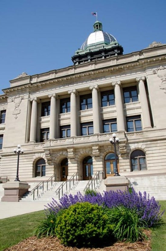 Wisconsin Manitowoc County Courthouse Poster Print by Cindy Miller Hopkins