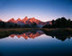 Teton Range reflecting in Beaver Pond, Grand Teton National Park artwork by Adam Jones