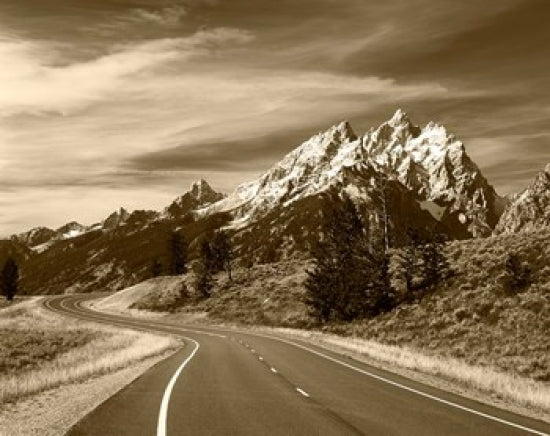 Teton Range Poster Print featuring Grand Teton National Park by Adam Jones