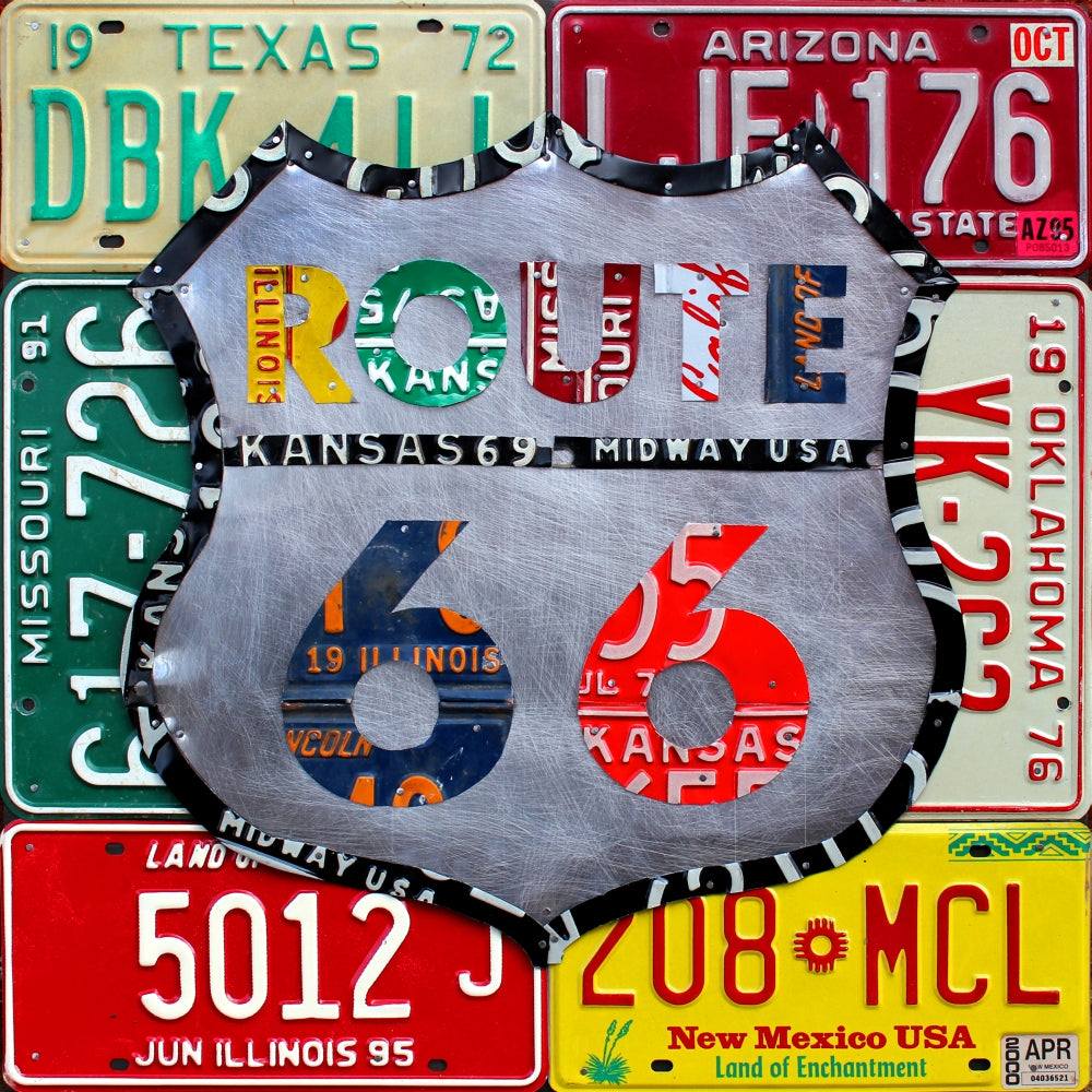 Route 66 Edition 3 Poster Print by Design Turnpike, 26 x 26 inches