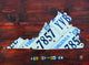 Virginia License Plate Map Poster Print by Design Turnpike, colorful vintage plates forming a map.