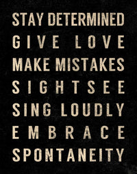 Motivational Type III Poster Print by SD Graphics Studio