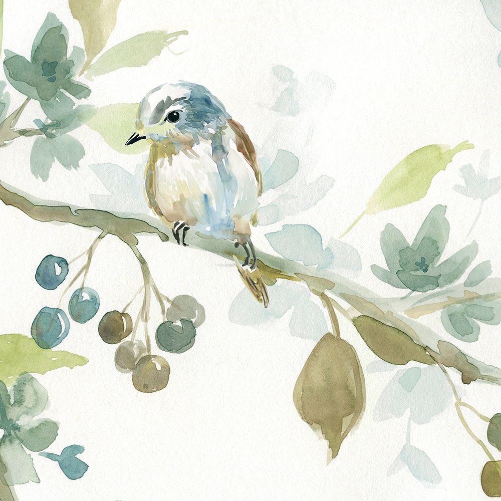Spring Melody II Poster Print by Carol Robinson showcasing vibrant floral design.